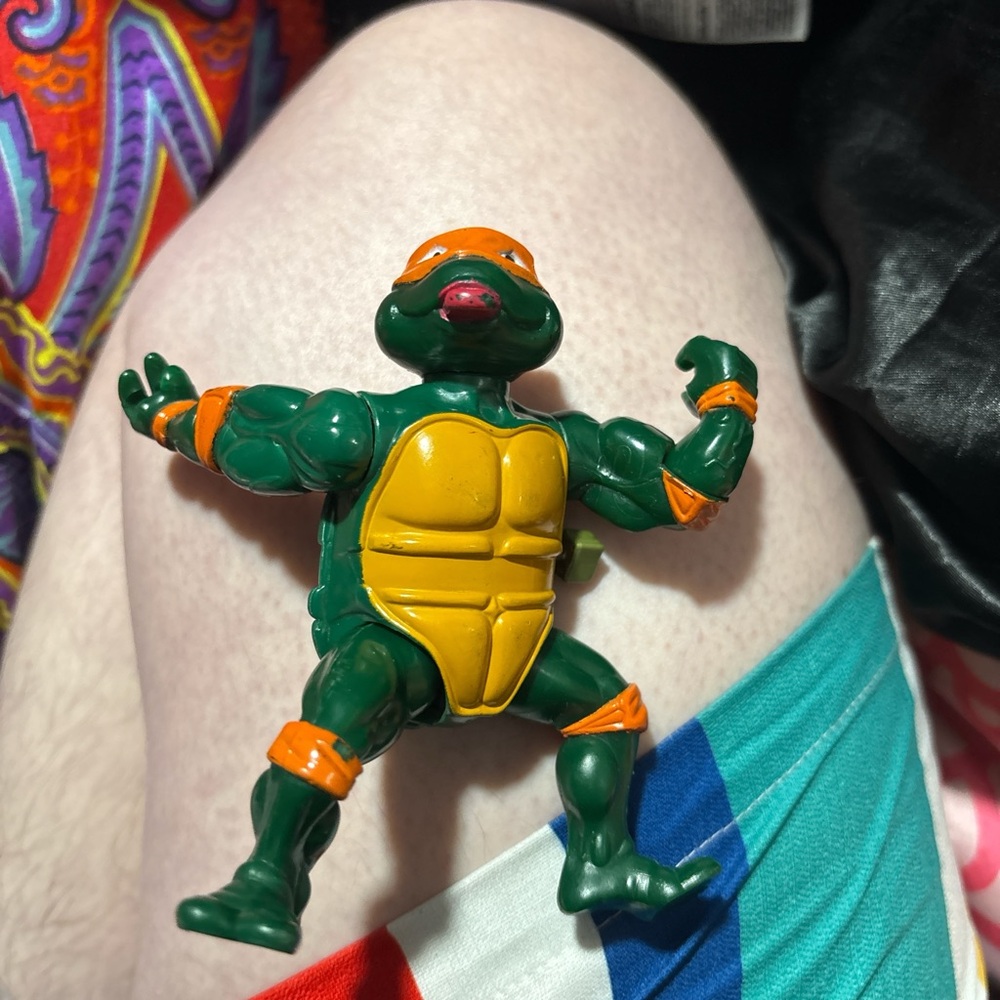 Teenage Mutant Ninja Turtles Action Figure - Green and Orange